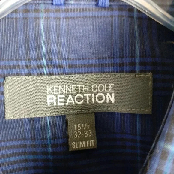 Kenneth cole Reaction Button down Size 15.5 - Picture 3 of 6
